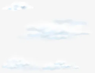 白色清新云朵漂浮素材免抠