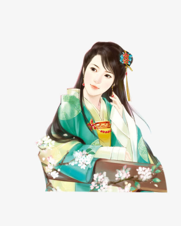 古代美女免抠
