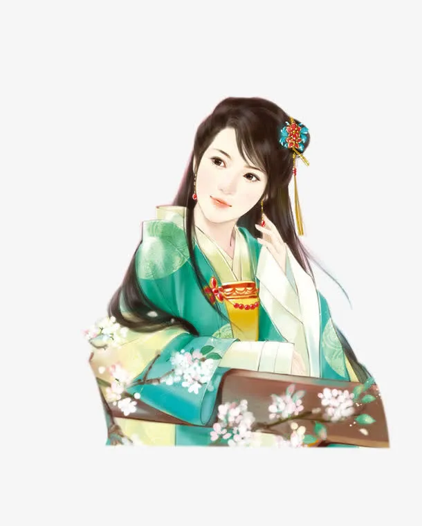 古代美女免抠