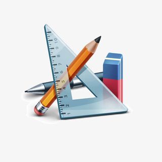 彩色三角板免抠