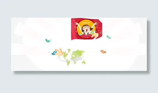 banner背景 卡通 淡色系 小清新