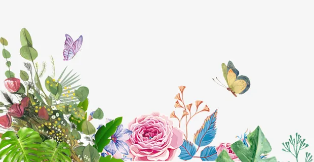 春天小清新背景图案