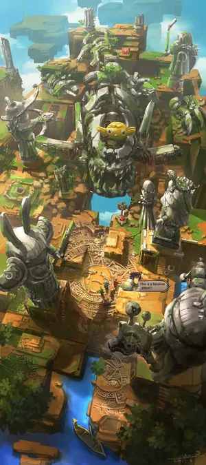 游戏创意场景高清合成效果免抠