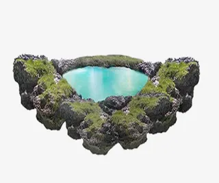 免抠素材水池图片免抠