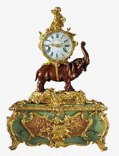 镶金西洋钟免抠