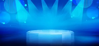 蓝色梦幻舞台灯光淘宝店铺背景高清