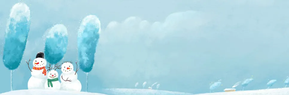 雪人banner创意设计高清 雪人banner创意设计高清