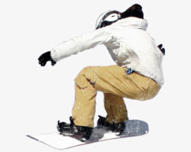 滑雪板免抠