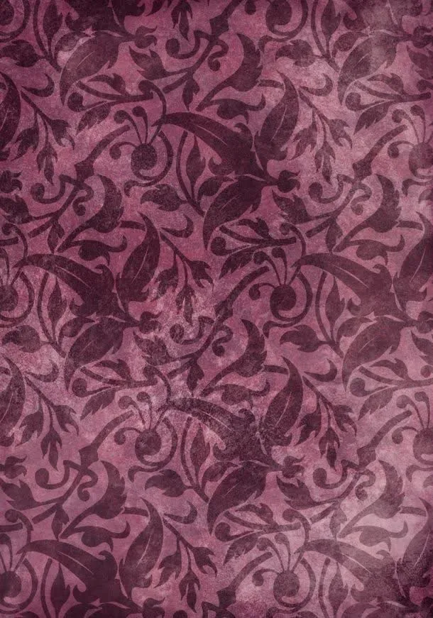 紫色复古花纹背景