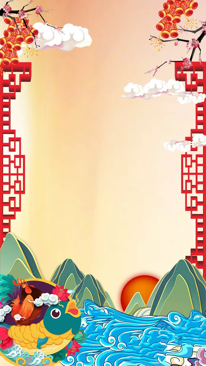春节除夕过年背景高清