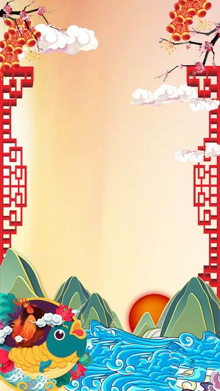 春节除夕过年背景高清