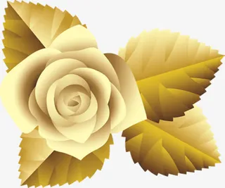 金色玫瑰海报背景七夕情人节