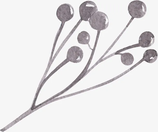 手绘树枝免抠