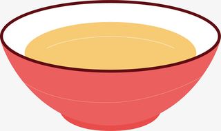 矢量图粉色装汤碗免抠手绘/卡通卡通元素