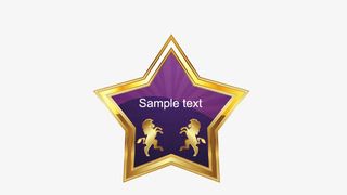 金色边条边框免抠