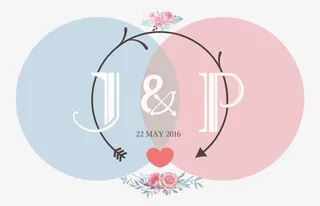 小清新圆圈几何背景