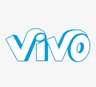 vivo蓝色立体logo免抠
