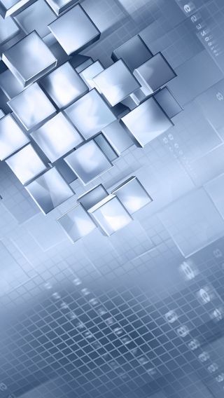 几何蓝色色块发光H5背景素材高清