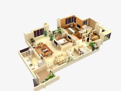 3D室内设计图免抠 3D室内设计图免抠