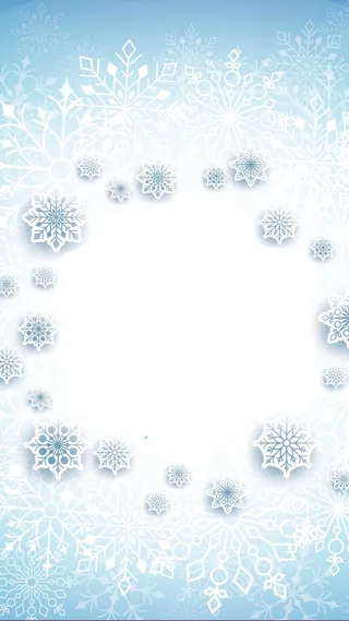 雪花晶体H5背景高清