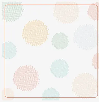 彩色圆形背景装饰免抠手绘/卡通卡通元素