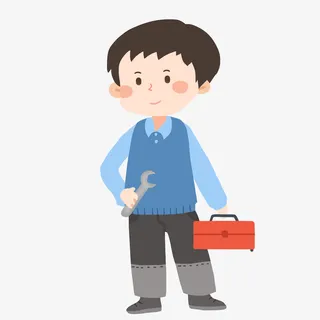 维修工人免抠PNG素材免抠