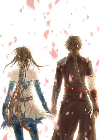 玄幻武侠古风插画免抠