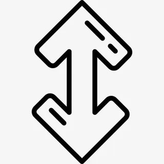 垂直拉伸图标免抠