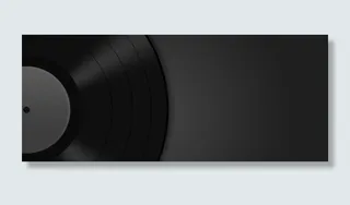 简约背景音乐广告banner高清