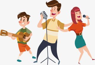 学校乐队社团活动免抠