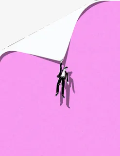 撕开的页面免抠