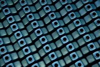 整齐的蓝色瓶子海报背景