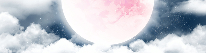中秋节月亮背景banner高清