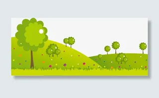 春天美景素材免抠