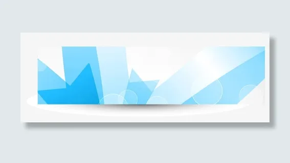 矢量蓝色不规则底纹免抠