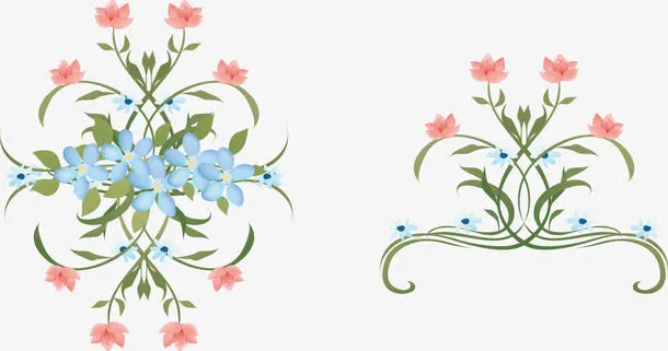 花卉元素小清新免抠
