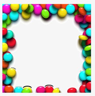 彩虹糖边框免抠