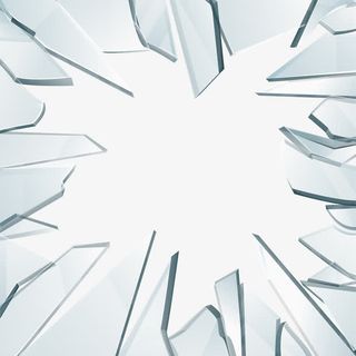 透明玻璃碎片免抠