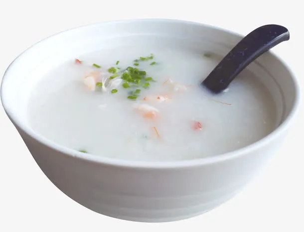 鲜虾粥米粥免抠