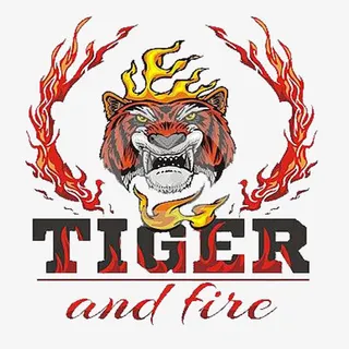 凶猛的火焰虎免抠