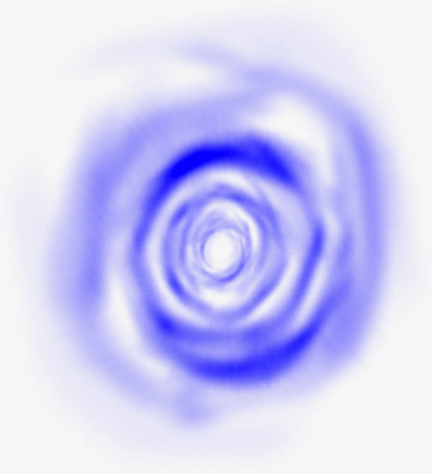 蓝色光圈免抠