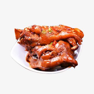 产品实物美味红烧猪蹄免抠