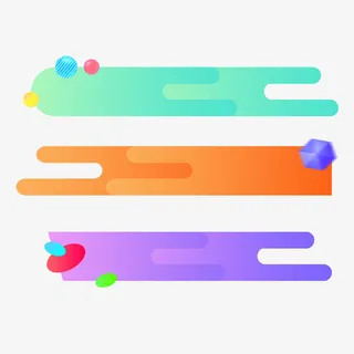 异形标题框素材免抠