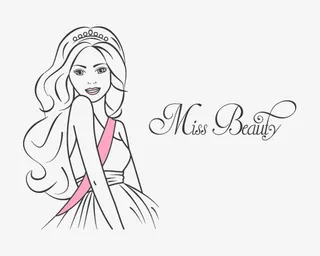 美女插画素材免抠