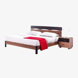 木质双人床免抠素材免抠