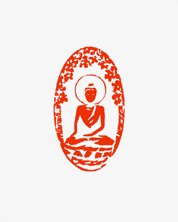 佛祖LOGO佛教LOGO免抠
