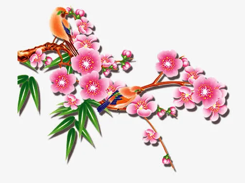 桃花免抠
