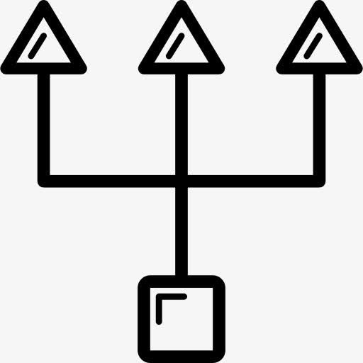 方三箭图标免抠
