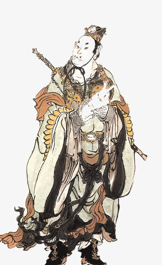道士人物画免抠