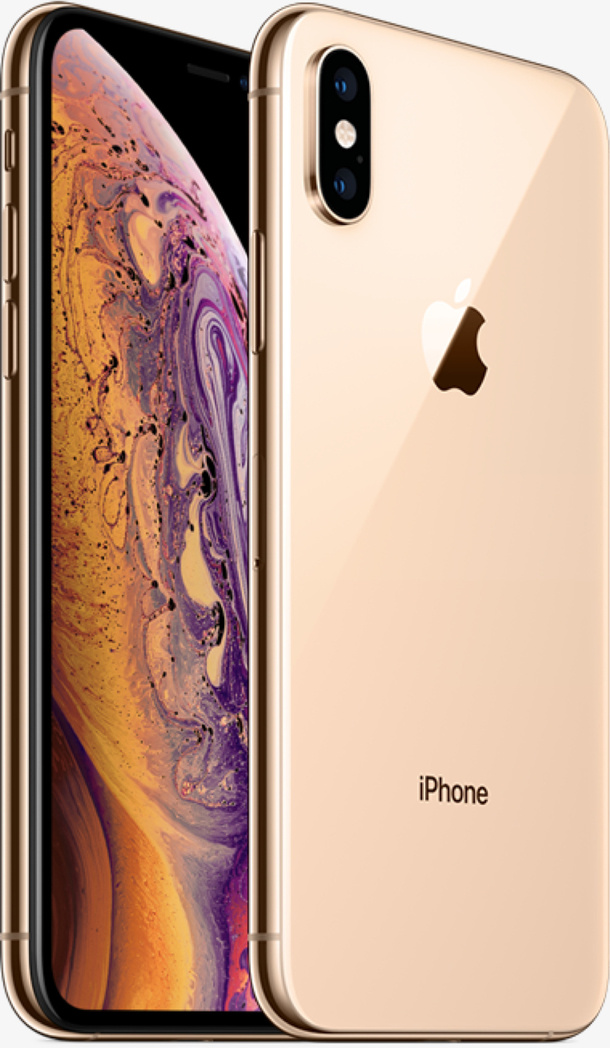 iPhone XS  金色免抠